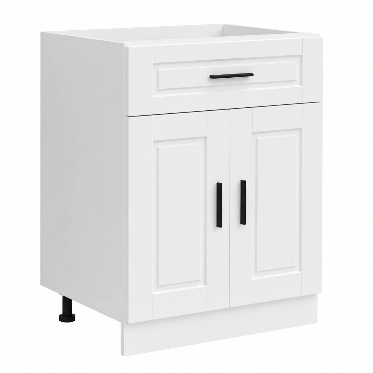 Armario de Cocina Blanco con Fregadero y Cajón - Modelo Porto