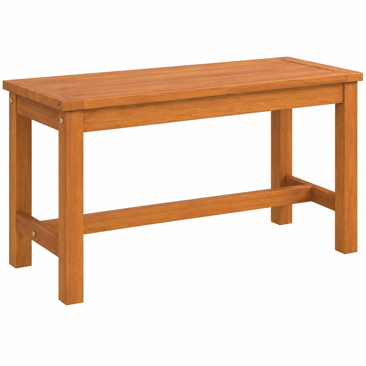 Banco de Jardín de Madera Acacia para Terraza 80x35x45 cm