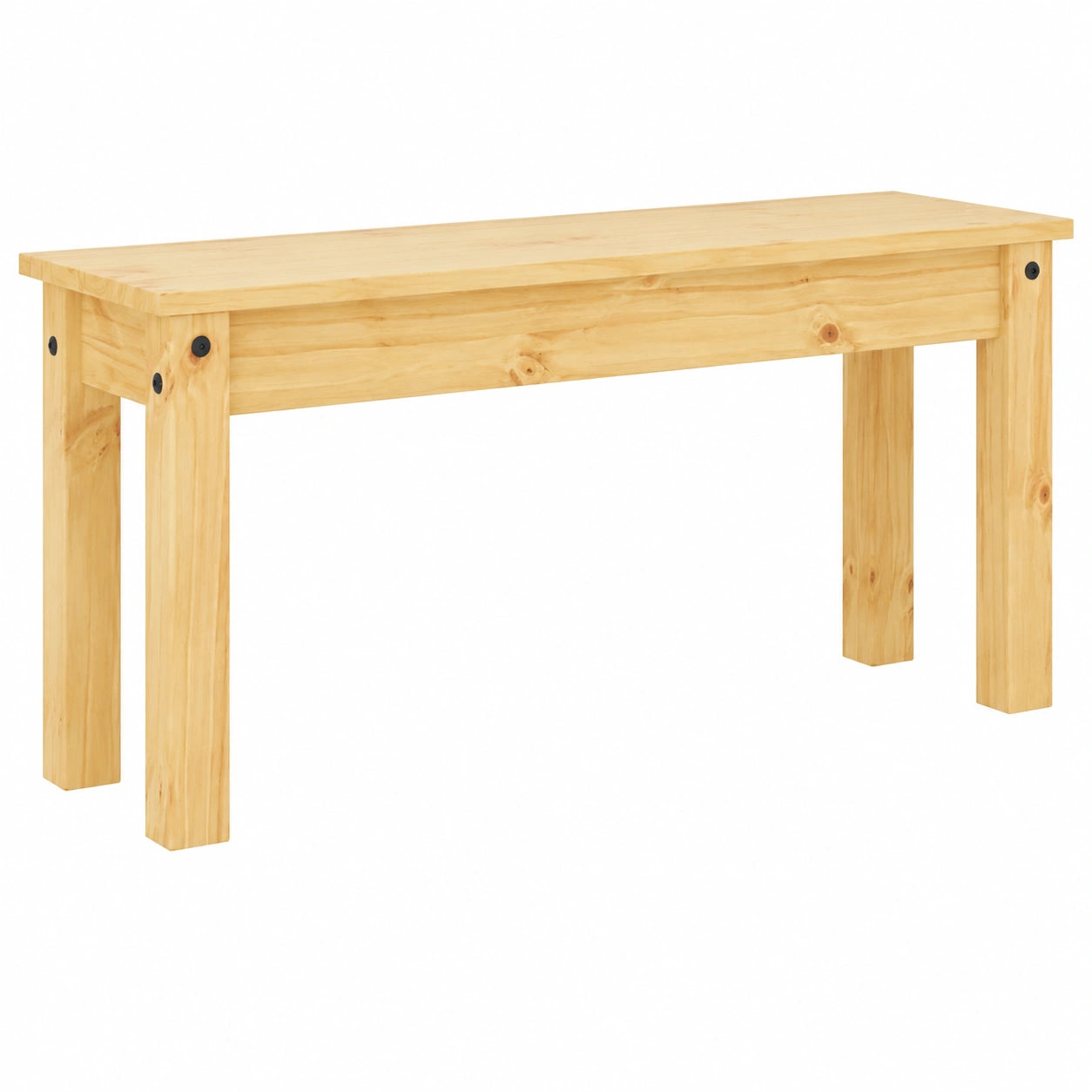 Banco de Comedor de Pino Macizo 105x30x45 cm