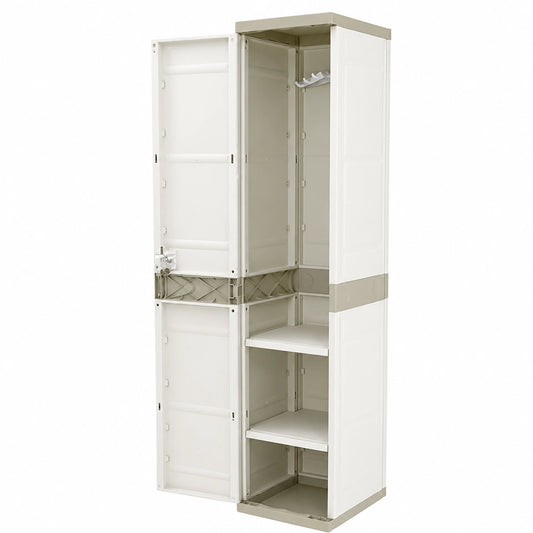 Taquilla Plastiken Titanium Beige 176x44x35 cm