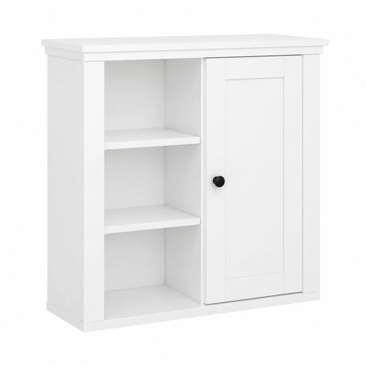 Armario de Pared para Baño Blanco con Almacenamiento Multifuncional y Estante Ajustable