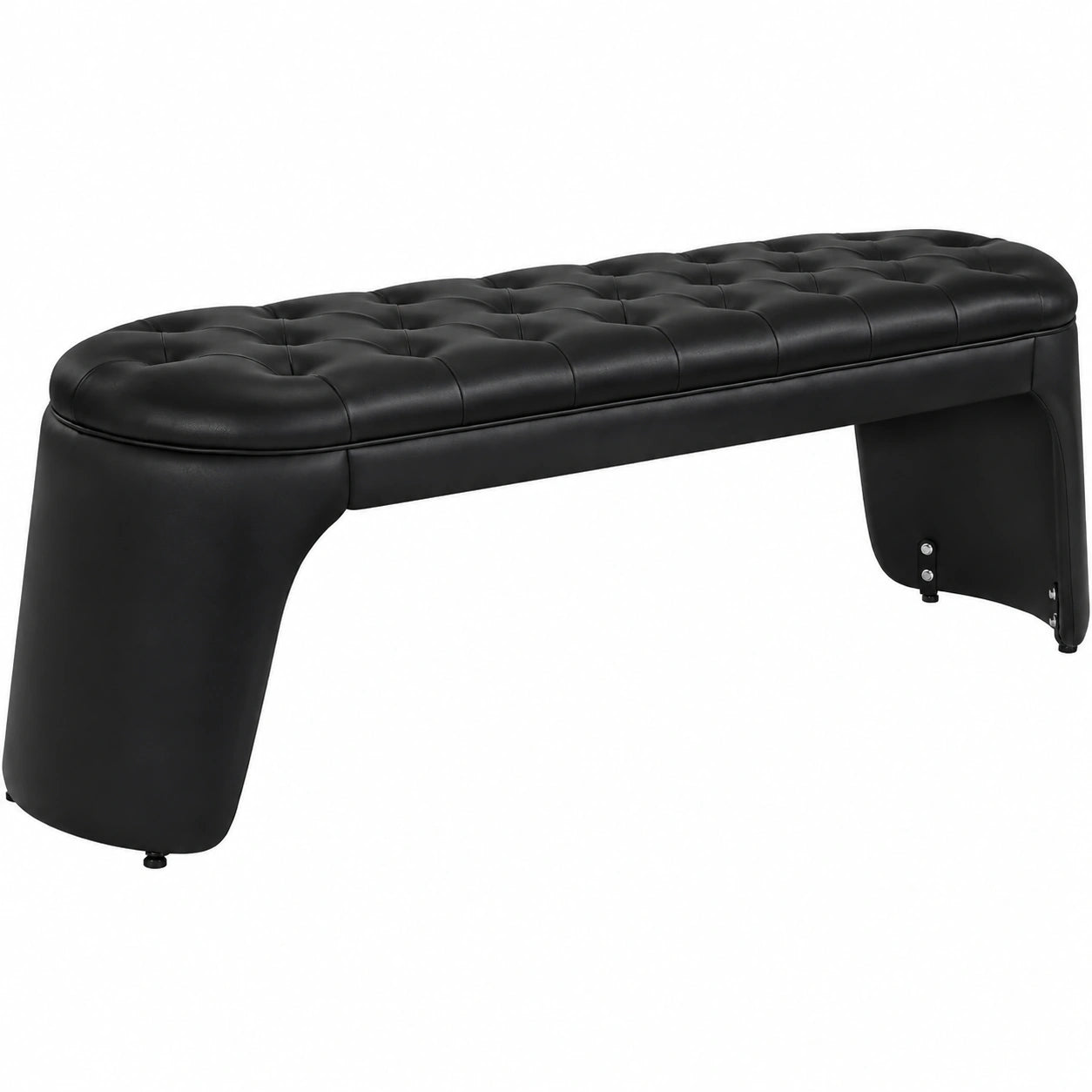 Sofá BarberPub 3 Plazas para Salón de Belleza, Asiento 150 cm, Banco Moderno de Peluquería en Cuero Sintético