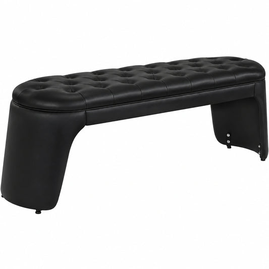 Sofá BarberPub 3 Plazas para Salón de Belleza, Asiento 150 cm, Banco Moderno de Peluquería en Cuero Sintético