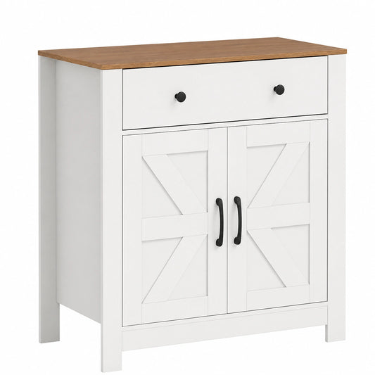 Buffet de Cocina con Cajón y Estantes Ajustables, 76 x 40 x 85 cm